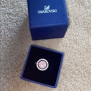 Double sided Swarovski ring